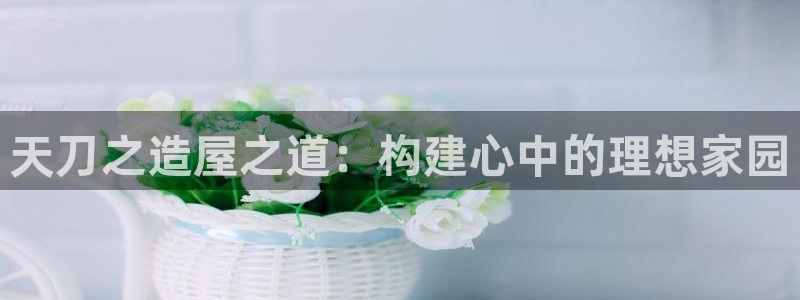富联娱乐注册入判官333OO：天刀之造屋之道：构建心中的理想家园