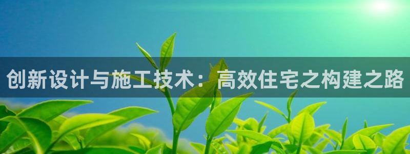富联娱乐注册社判官333OO：创新设计与施工技术：高效住宅之构建之路
