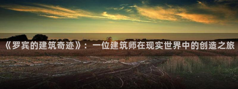 富联娱乐平台测速：《罗宾的建筑奇迹》：一位建筑师在现实世界中的创造之旅