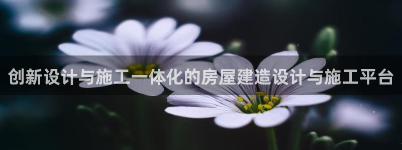 富联娱乐资讯：创新设计与施工一体化的房屋建造设计与施工平台