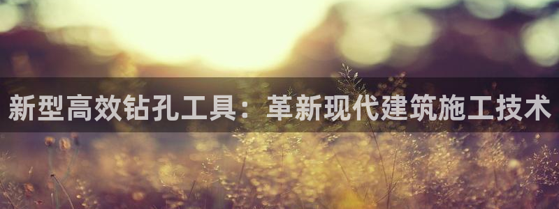 富联娱乐公司简介怎么写：新型高效钻孔工具：革新现代建筑施工技术